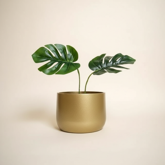 Cachepot Aurum - Acabamento Gold