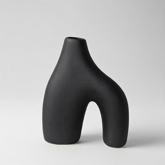 Vaso Silhouette Assimétrico - Noir