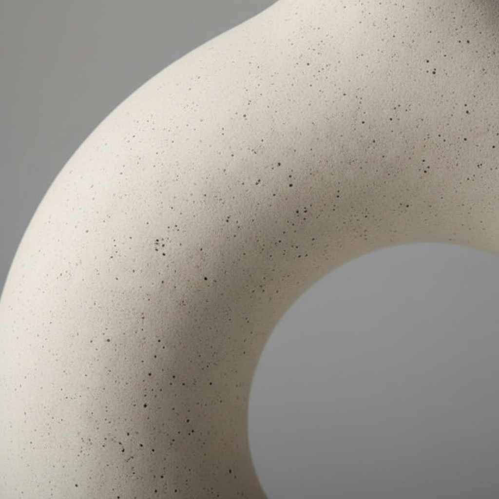 Escultura Circular Halo - Tom Areia