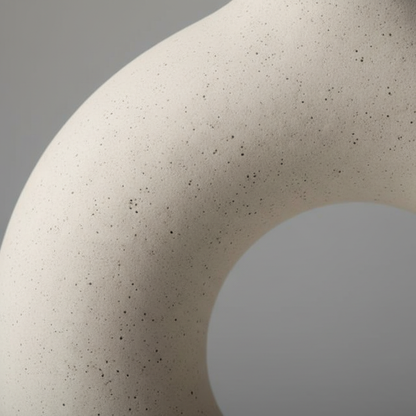 Escultura Circular Halo - Tom Areia