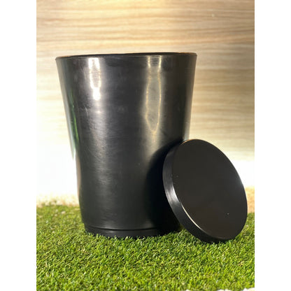 Vaso Coluna Liso Polietileno com Prato Coletor