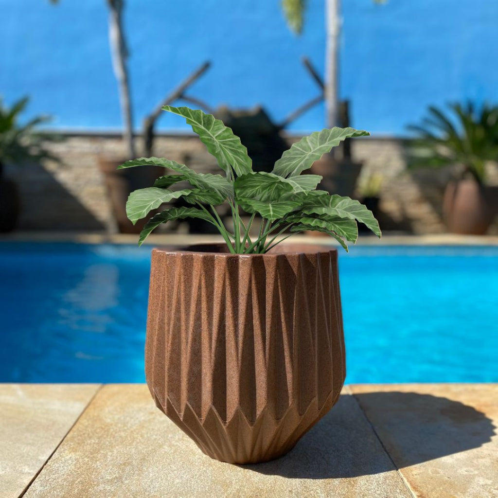 Vasos Origami 30cm Polietileno para Plantas